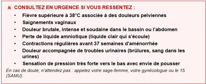 signaux d'alerte grossesse- femme enceinte - ostéopathie